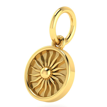 Sunlit path charm