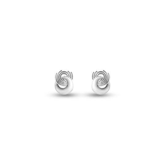 Mini Opale Swirl Earrings