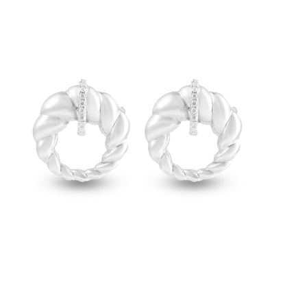 Circle Swirl Earrings