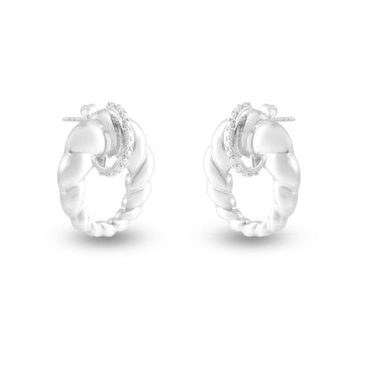 Circle Swirl Earrings