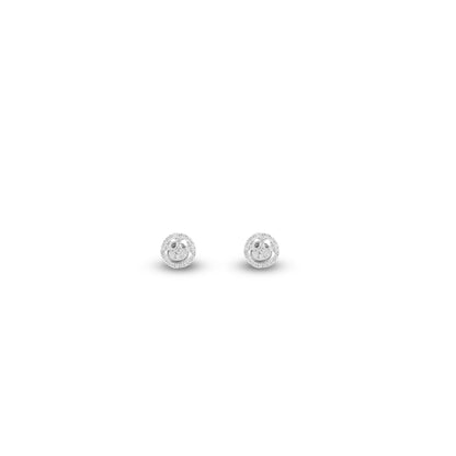 Smiley Moissanite Studs