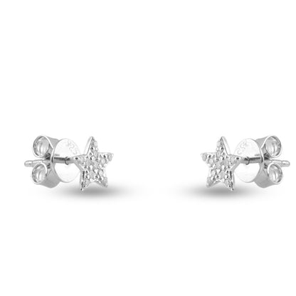 Tiny Star Moissanite Studs