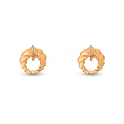 Circle Swirl Earrings