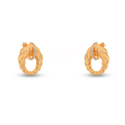 Circle Swirl Earrings