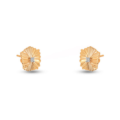 Mini Floral Swirl Earrings