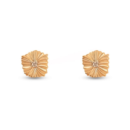Mini Floral Swirl Earrings