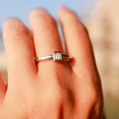 Crush Moissanite Ring