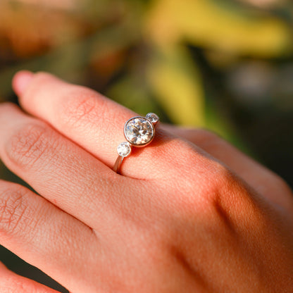 Elin Moissanite Ring