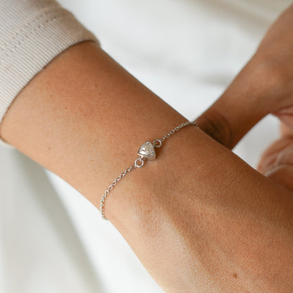 Lumo Trillion Solitaire Moissanite Bracelet