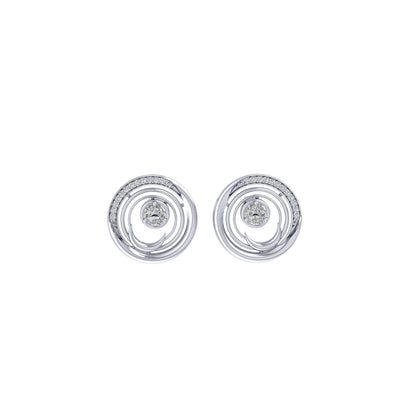 Crescent Starburst Studs