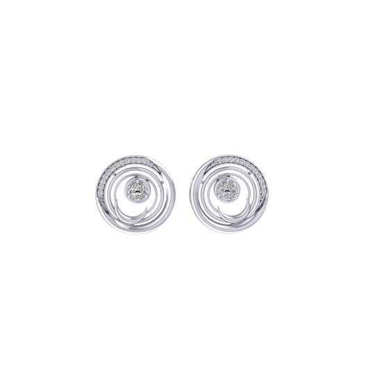 Crescent Starburst Studs