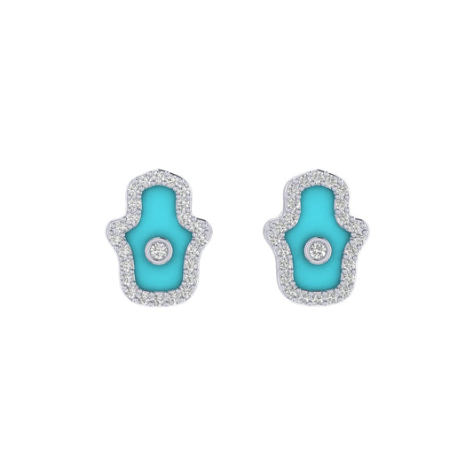 Hamsa Studs