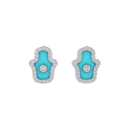 Hamsa Studs