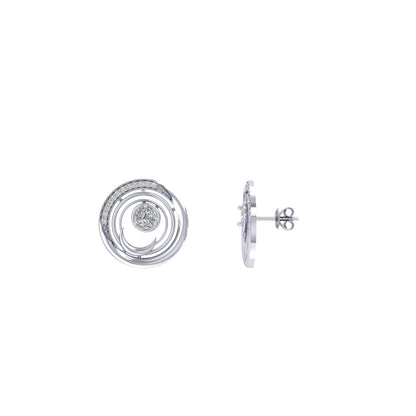 Crescent Starburst Studs