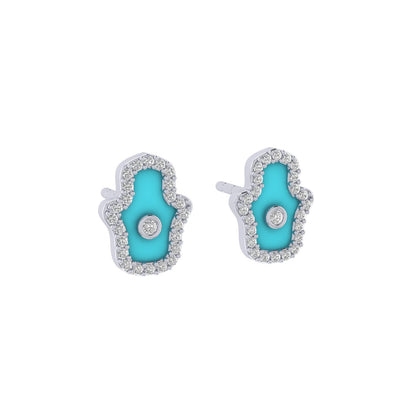 Hamsa Studs