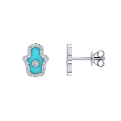 Hamsa Studs