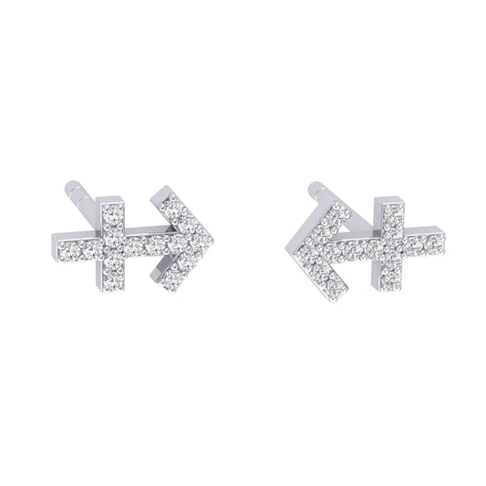 Sagittarius Silver Studs