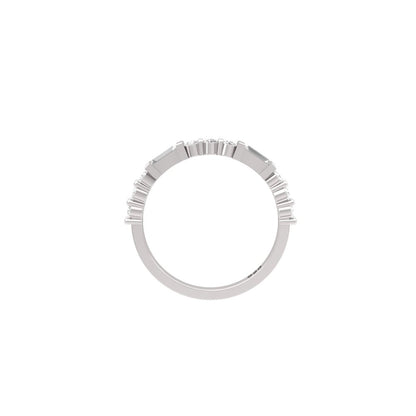 Tiara Moissanite Eternity Ring