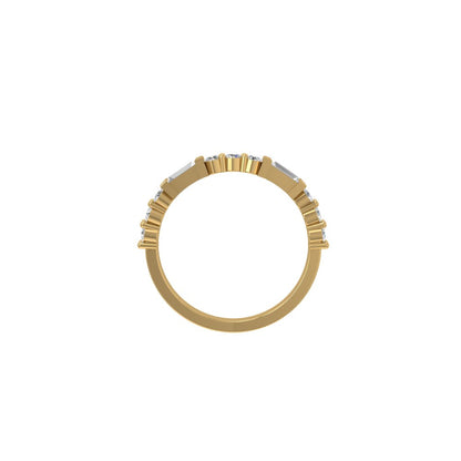 Tiara Moissanite Eternity Ring