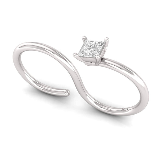 Statement Two Finger Ring