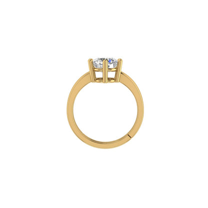 Classic Solitaire Moissanite Ring