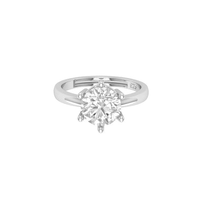 Classic Solitaire Moissanite Ring