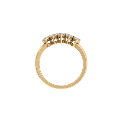 Sparkle Heart Moissanite Ring