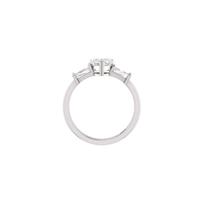 Promise Heart Moissanite Ring