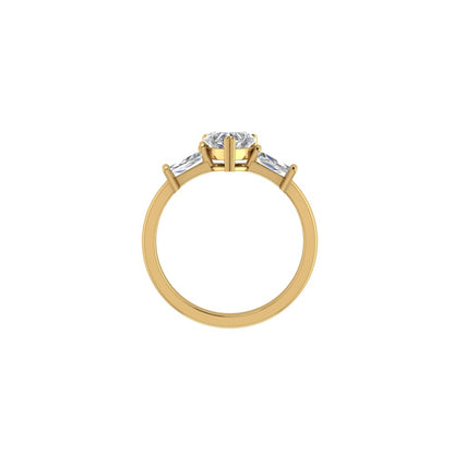 Promise Heart Moissanite Ring