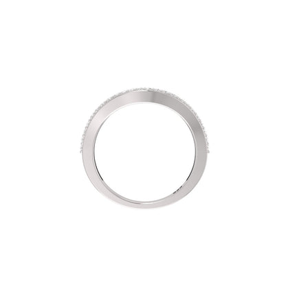 River Moissanite Ring