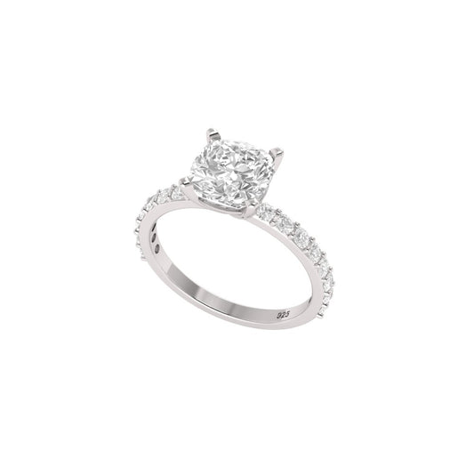 Silvia Moissnaite Ring