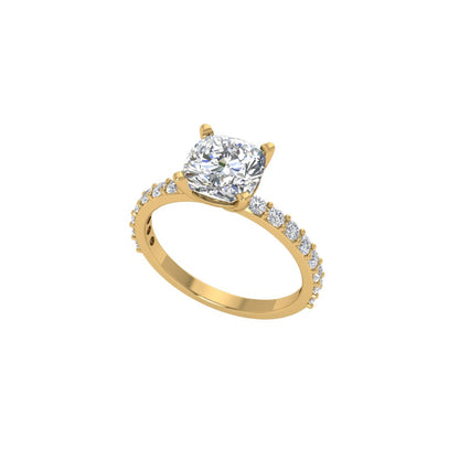 Silvia Moissnaite Ring
