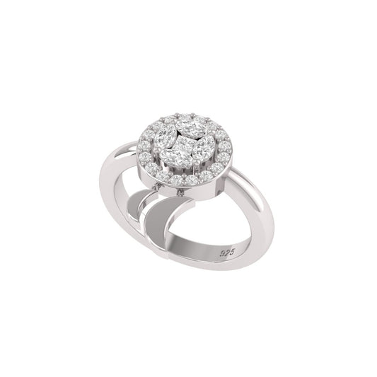 Twila Charm Moissanite Ring