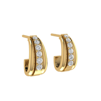 Fable Moissanite Hoops