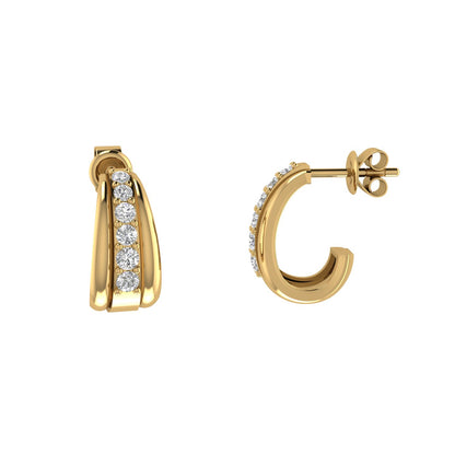 Fable Moissanite Hoops