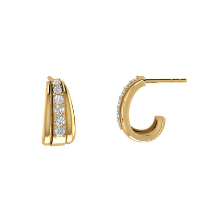 Fable Moissanite Hoops