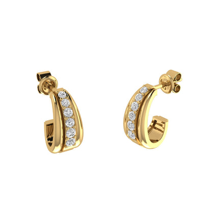 Fable Moissanite Hoops