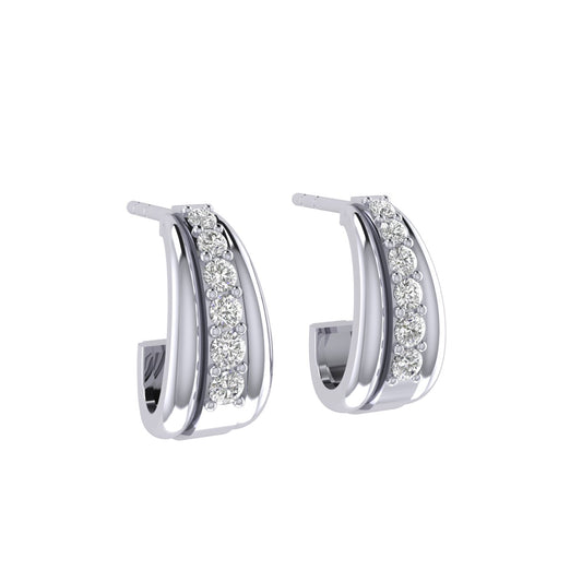 Fable Moissanite Hoops