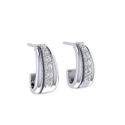 Fable Moissanite Hoops