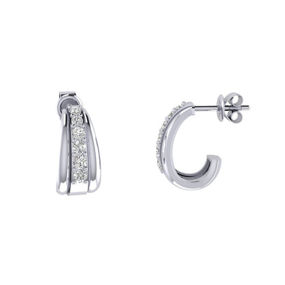 Fable Moissanite Hoops