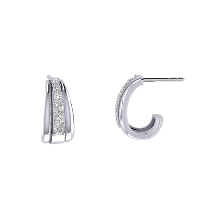Fable Moissanite Hoops