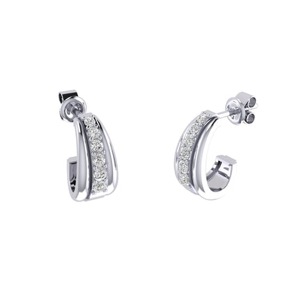 Fable Moissanite Hoops
