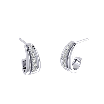Fable Moissanite Hoops