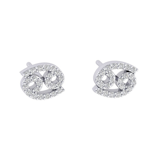 Cancer Silver Studs