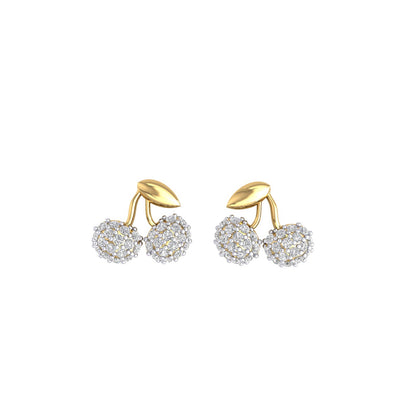 Cherry Moissanite Studs