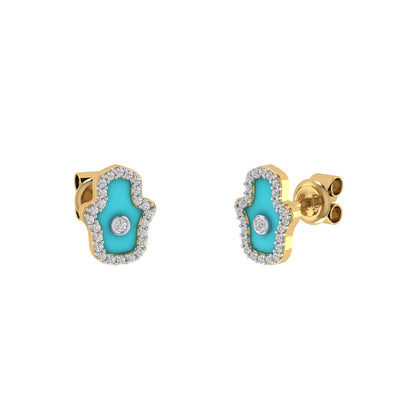 Hamsa Studs