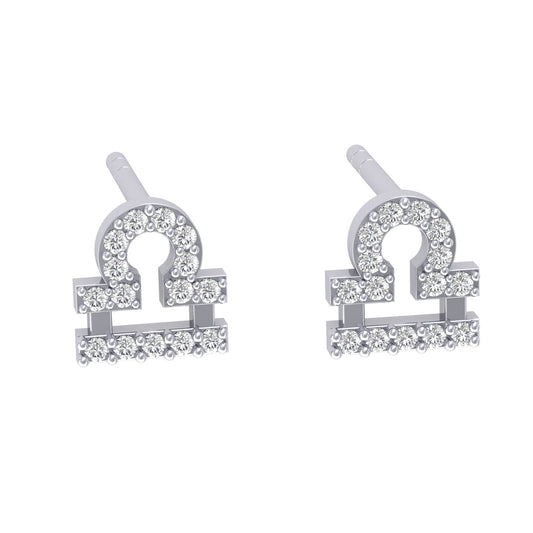 Libra Silver Studs