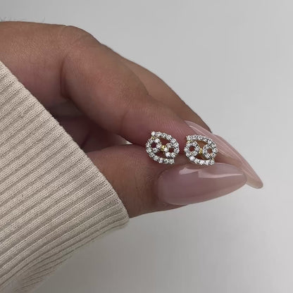Cancer Silver Studs