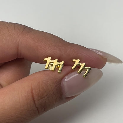 Angel Number 111 Studs