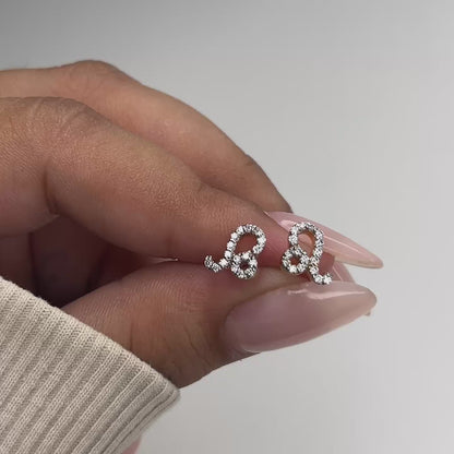 Leo Silver Studs